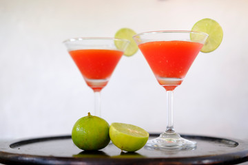 cocktail with fruits