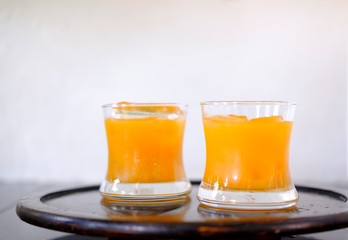 glass of orange juice