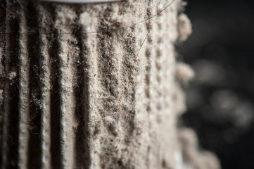 dust on HEPA filter