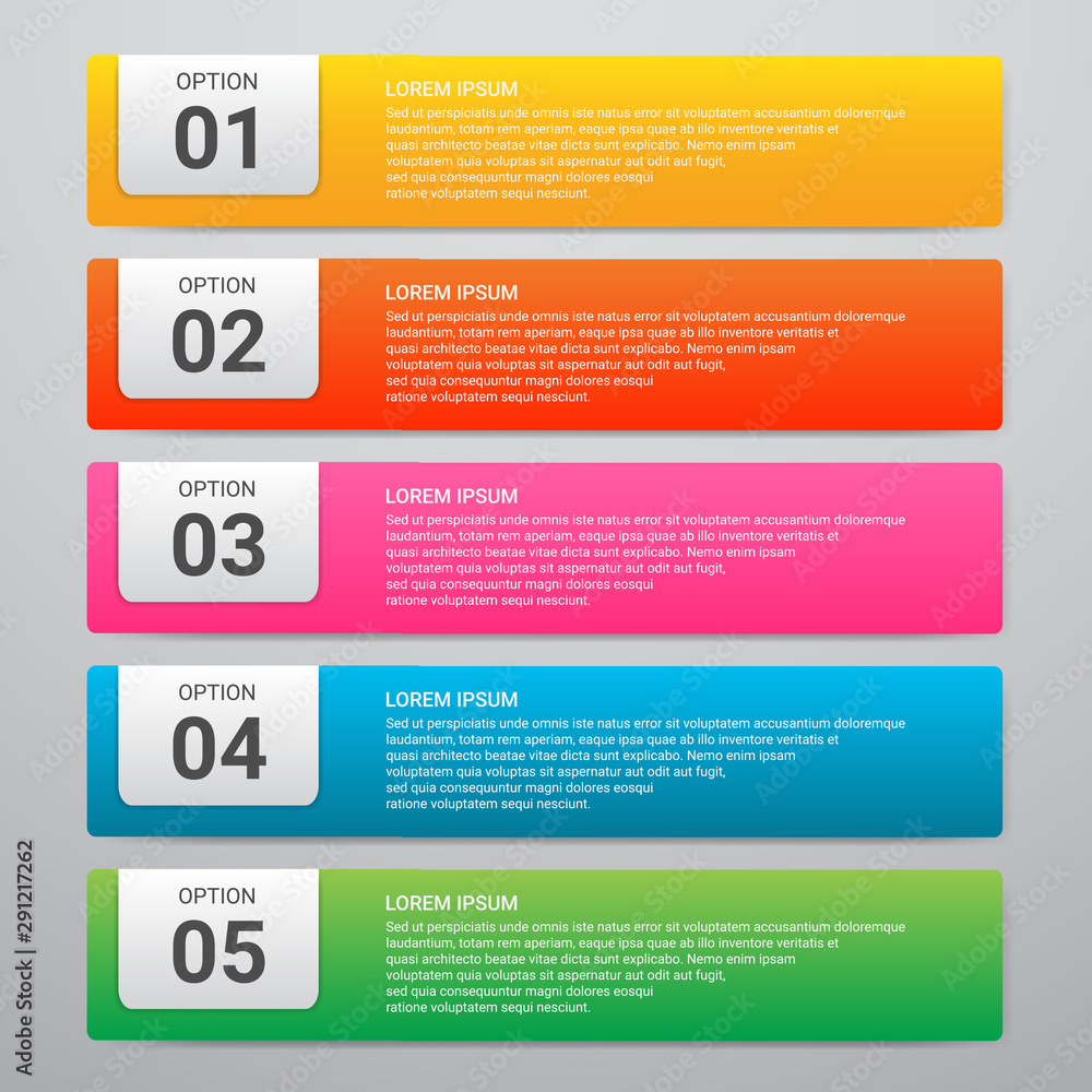 Poster business data visualization.steps process chart. abstract elements of graph, diagram with steps, opt