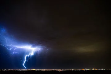 Gordijnen Monsoon season Nevada © Garey