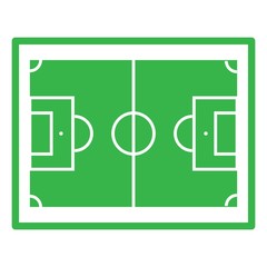 soccer field vector icon