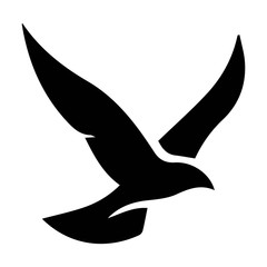 Flying dove bird vector icon. filled flat sign for mobile concept and web design. Dove Of Peace simple solid icon. Religion symbol, logo illustration. Pixel perfect vector graphics - Vector