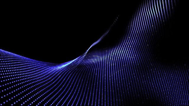 Purple Digital Futuristic Abstract Particle Background