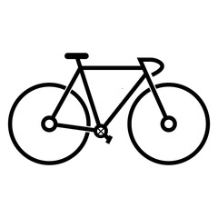 bicycle, bike icon in trendy flat style - Vector