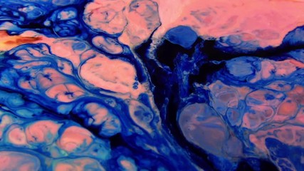 Slow Motion Macro Abstract Pattern Artistic Concept Surface Moving Surface Liquid Paint Splashing Art Design