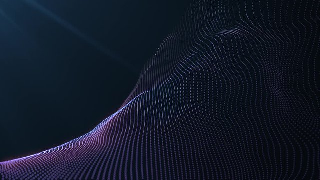 Abstract Particle Background