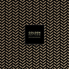 Luxury golden geometric pattern, abstract pattern background