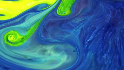 Slow Motion Macro Abstract Pattern Artistic Concept Surface Moving Surface Liquid Paint Splashing Art Design