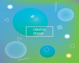 Trendy modern abstract background.