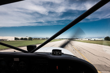 Airplane on runway
