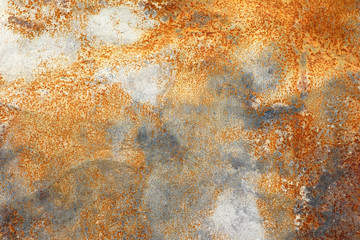 Old grunge rust metal panel texture use for background