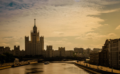 Obraz premium Stalin building in Moscow