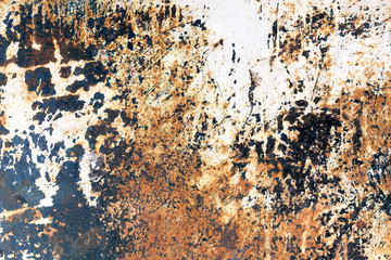Old grunge rust metal panel texture background