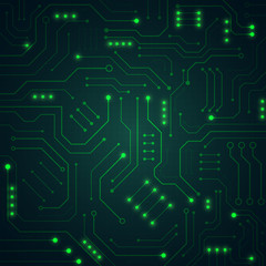 High tech technology geometric