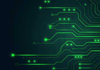 High tech technology geometric