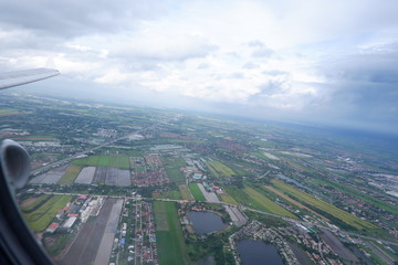 航空機機内キャビンの風景景色