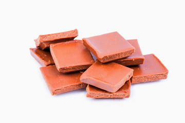 Chocolate Isolated On White Background