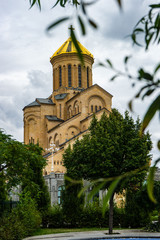Obraz premium Sameba cathedral in Tbilisi, Georgia