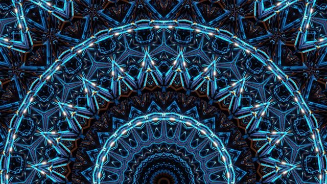 Abstract background of geometric triangular shapes. Unusual seamless background for posters, vj, covers, banners. Beautiful looped background.