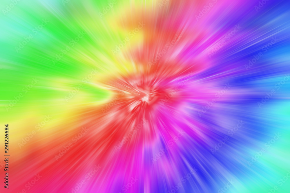 Canvas Prints an abstract psychedelic tie dye background image.
