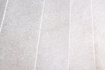 Fototapeta premium Stairs Terrazzo polished stone walkway and floor, pattern and color surface marble and granite stone, material for decoration background texture, interior design. selective focus.