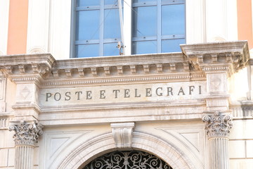 Central post office Rome Italy