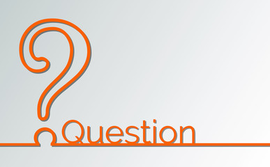 Question Concept. FAQ / Question sign. Vector design for web, mobile applications, seo optimizations, business, social networks, e-commerce, planning and teamwork. Eps10 vector illustration.