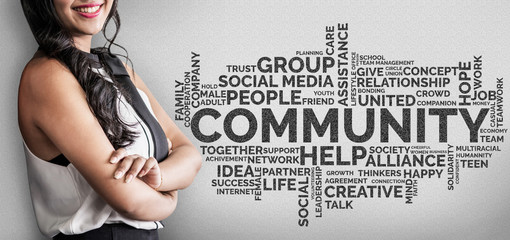 Human Resources Recruitment and People Networking Concept. Modern graphic interface showing...