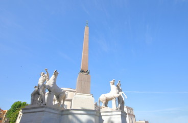 Fototapeta premium Piazza del Quirinale square Rome Italy