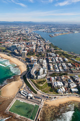 Newcastle NSW Australia - Aerial View
