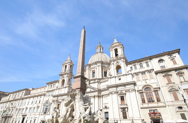 Fototapeta na wymiar Piazza Navona square Rome Italy