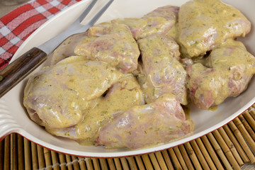 lapin à la moutarde