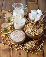 Natural soy products