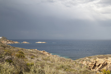 Isola del Giglio Toscana Italia punta capo marino