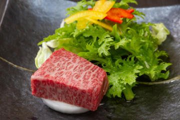 Wagyu beef steak