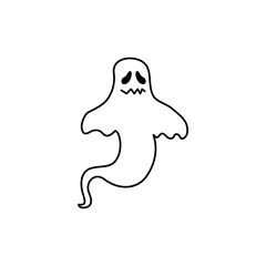 halloween ghost mystery isolated icon