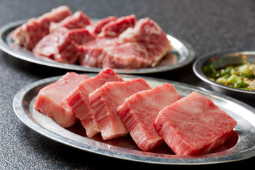 Yakiniku, Japanese grilled beef.