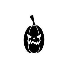halloween pumpkin traditional isolated icon