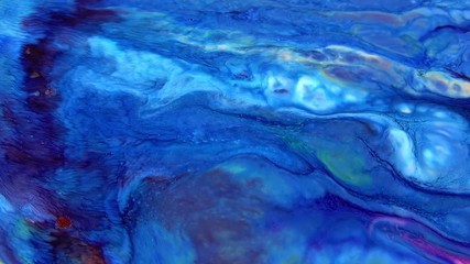 Slow Motion Macro Abstract Pattern Artistic Concept Surface Moving Surface Liquid Paint Splashing Art Design