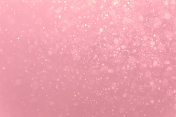 Abstract Pink bokeh defocus glitter blur background.