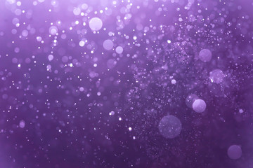 Obraz na płótnie Canvas Abstract Purple bokeh defocus glitter blur background.
