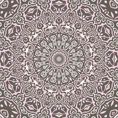 Ornamental Pattern In Soft Pastel Colors