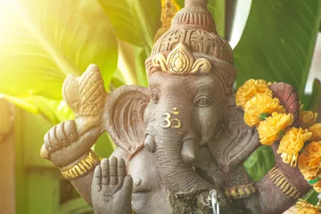 Deurstickers Lord Ganesha © narong