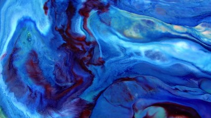 Slow Motion Macro Abstract Pattern Artistic Concept Surface Moving Surface Liquid Paint Splashing Art Design