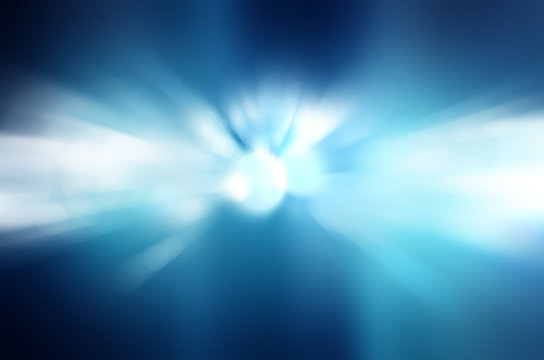 blue technology abstract motion background of speed light