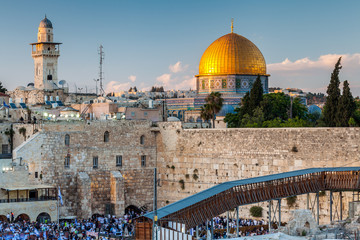Fototapeta premium Nice view of the the Western Wall