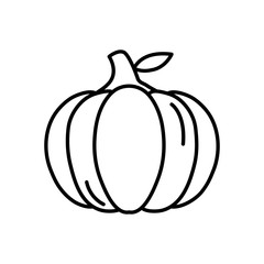 season autumn pumpkin isolated icon