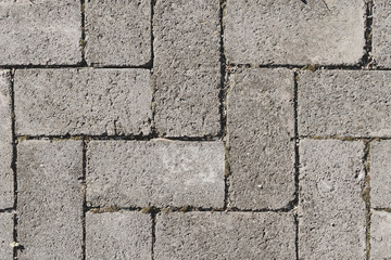 concrete tiles paved mosaic surface background shot