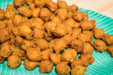 Indian traditional food - Mini Dhal Fritters